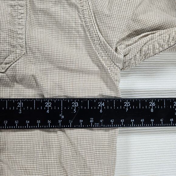 Vintage Lee Sport Utah Jazz Long Sleeve Tan Button Up Shirt Men's Size XL - Picture 4 of 6